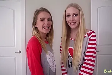 Emma Starletto, Natalie Knight - Stepsibling Valentines Day Club - porn video