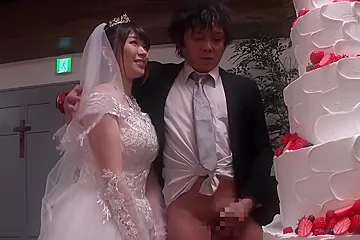 Christian Japanese Wedding With The Busty Bride And The Brides Maid Fucked In Church - porn video