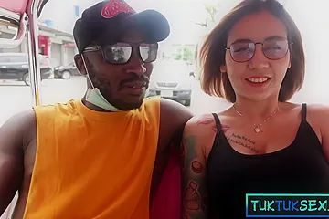 Busty Thai Milf Picked Up For A Dirty Interracial Threesome With Thai Busty - porn video