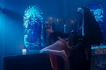 Corrupted Convent Riding - Kyoko Shelena Futa Sex - Nata Gold - porn video