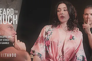 Seth Gamble, Codey Steele And Charlotte Sins In Heard Too Much - porn video