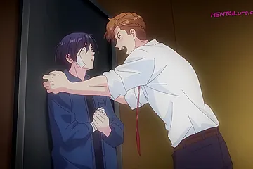 Dominant guy pounds lover in doggy & showers his open tight ass ⋄ Gay Anime - porn video