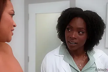 Ana Foxxx - Doctor You Seem To Like What Youre Seeing, Wanna Touch Them - porn video
