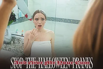 Stop The Halloween Pranks And Give Me Your Cum - Selina Imai And Axel Haze - porn video