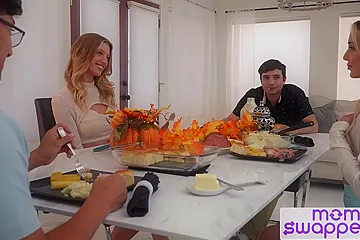 Thanksgiving Dessert Is A Fresh Creampie Thicc Stepmoms Tell Their Stepsons - Jay Romero, Max Fills And Ricky Spanish - porn video