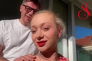Sophia Mayy, Denis Marti And Sugar Daddy In Fucking My Billionaire Sugar Stepdaddy In His Family Home - porn video